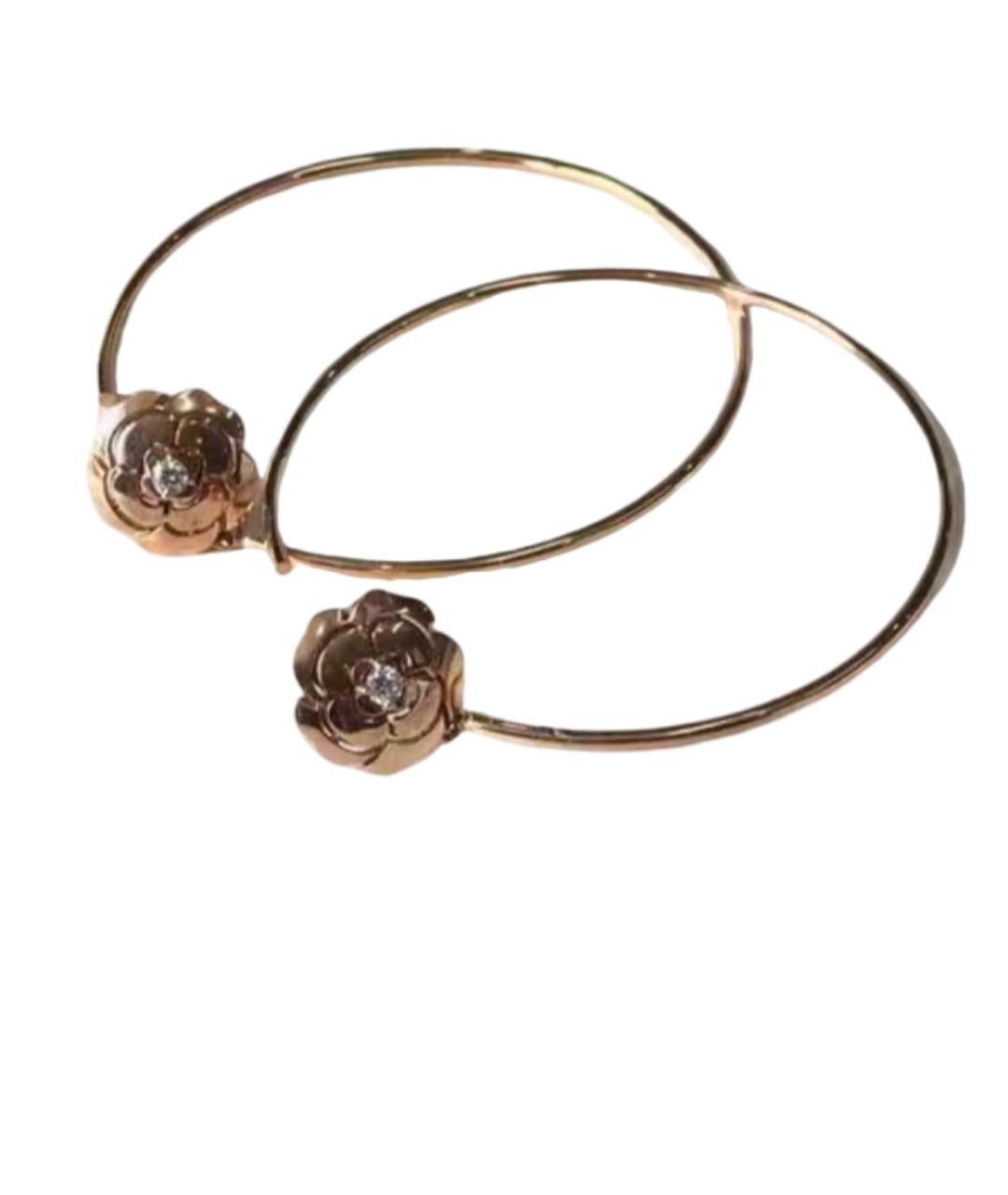 CHANEL Золотые серьги из розового золота, фото 5