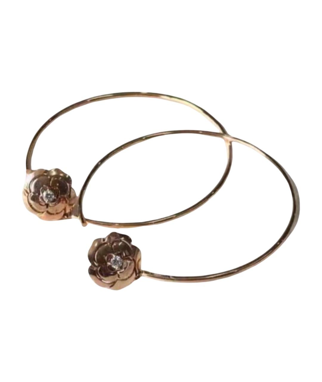 CHANEL Золотые серьги из розового золота, фото 1