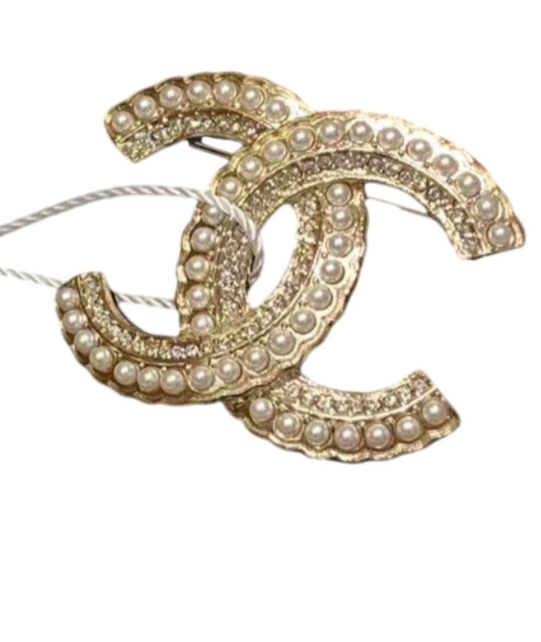 CHANEL Золотая булавка / брошь, фото 5