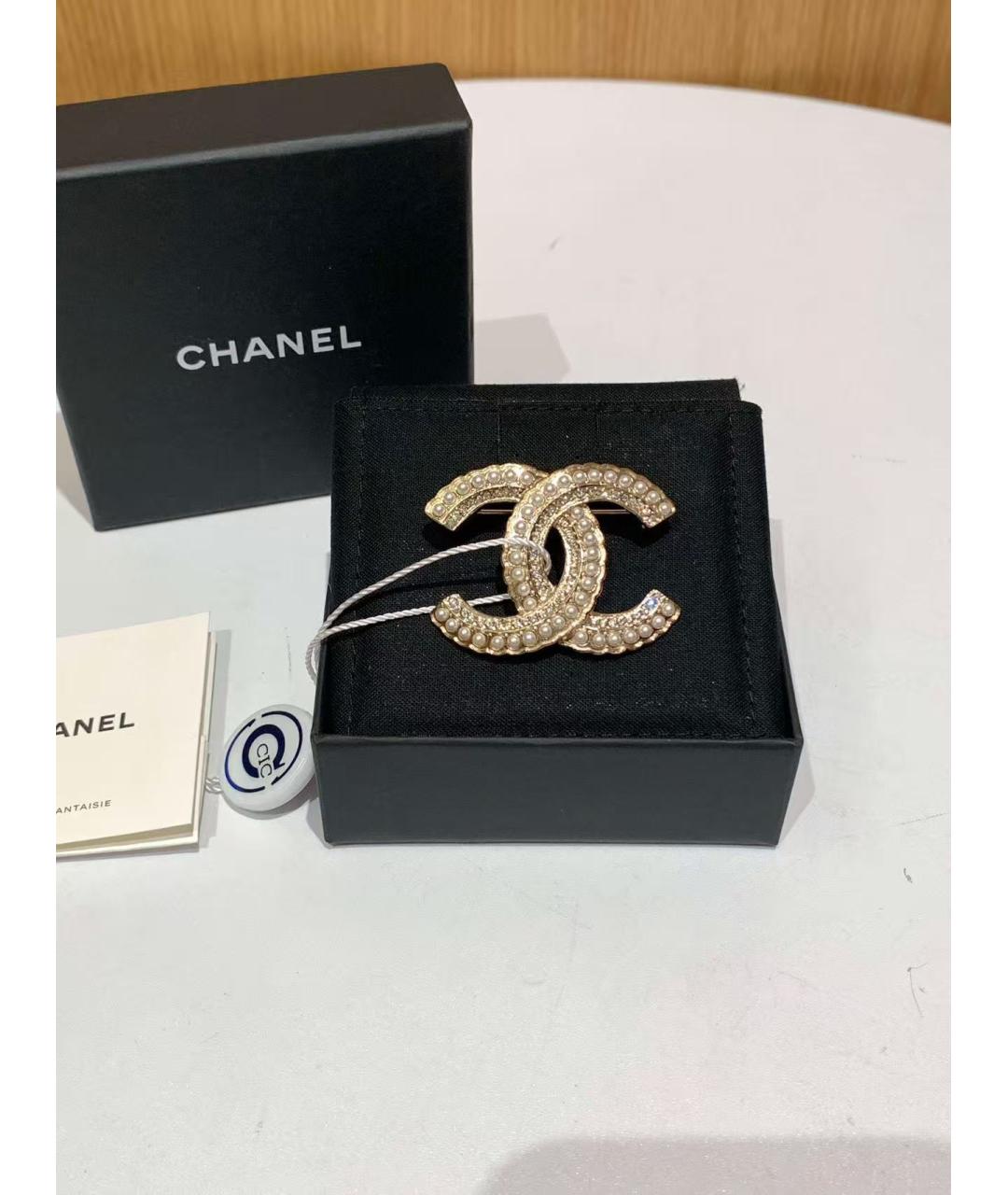 CHANEL Золотая булавка / брошь, фото 2