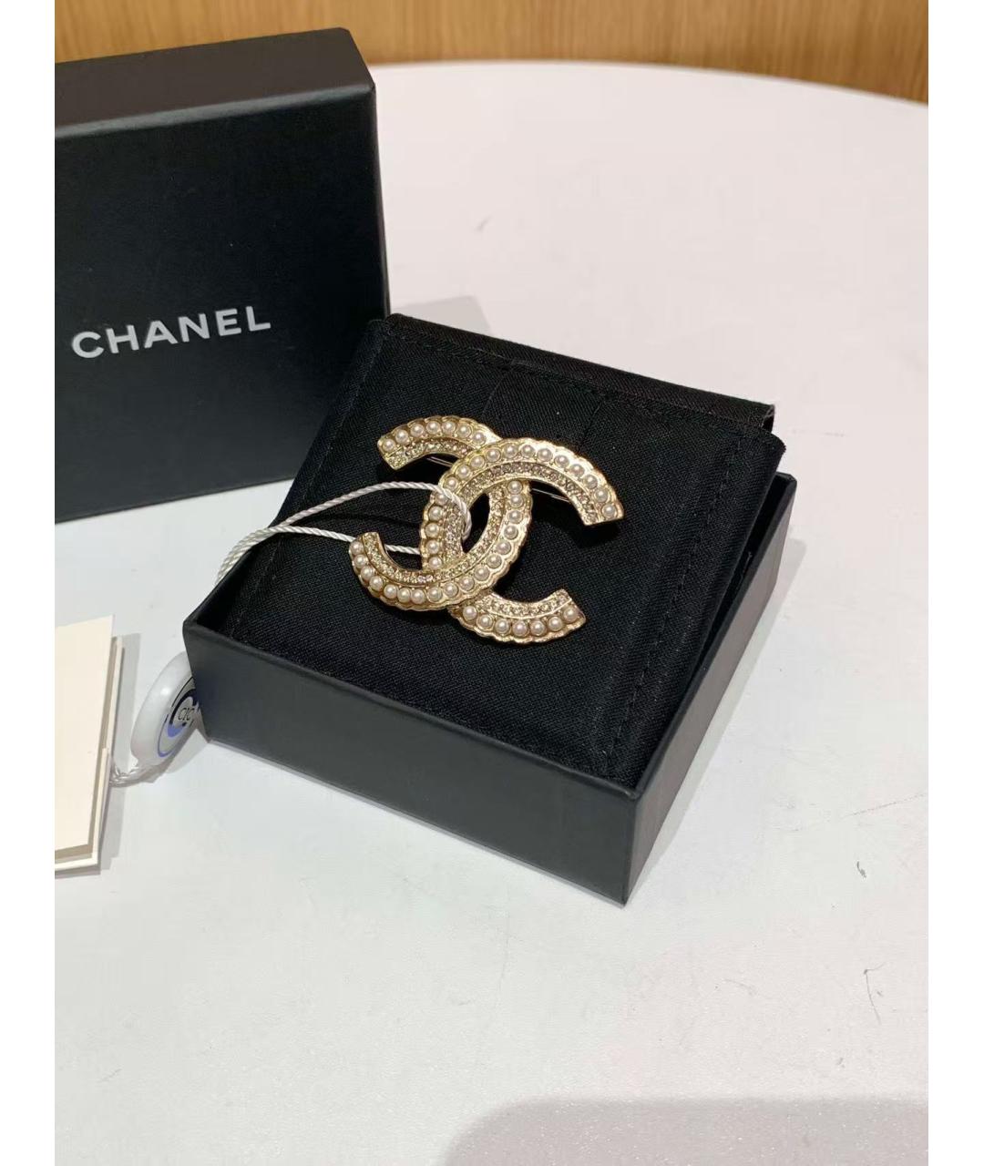 CHANEL Золотая булавка / брошь, фото 4