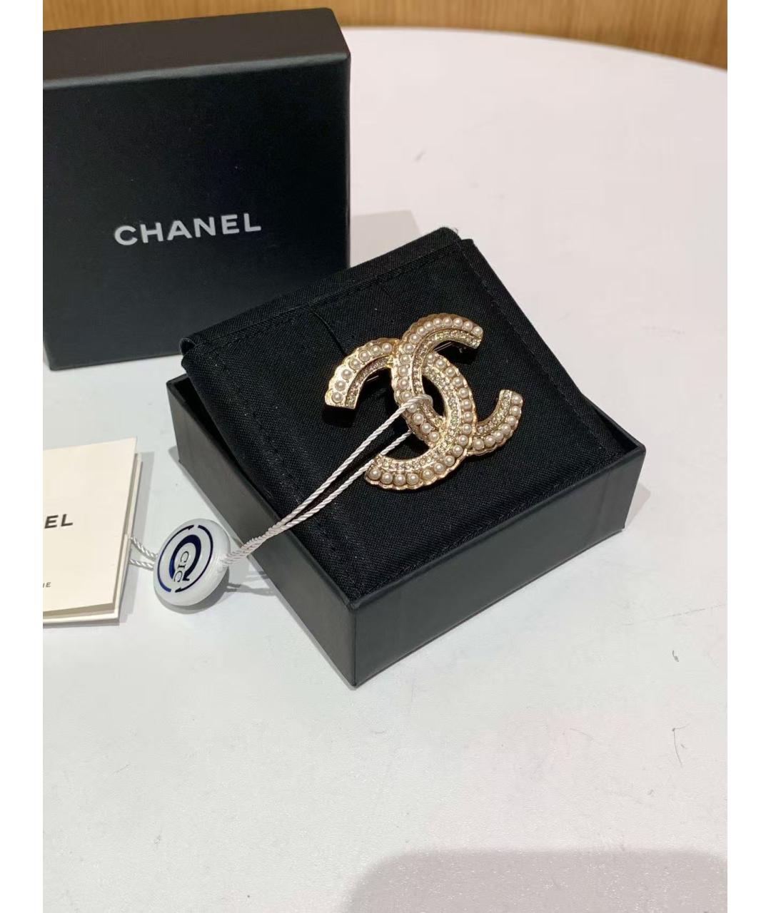 CHANEL Золотая булавка / брошь, фото 3