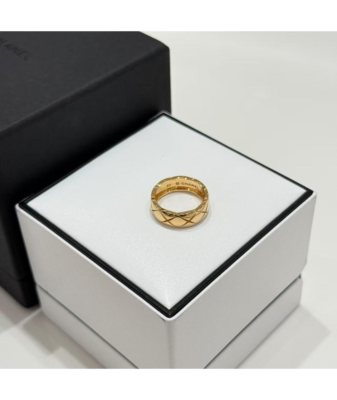 CHANEL Золотое кольцо из желтого золота, фото 3