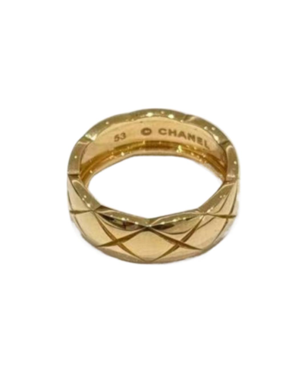 CHANEL Золотое кольцо из желтого золота, фото 1