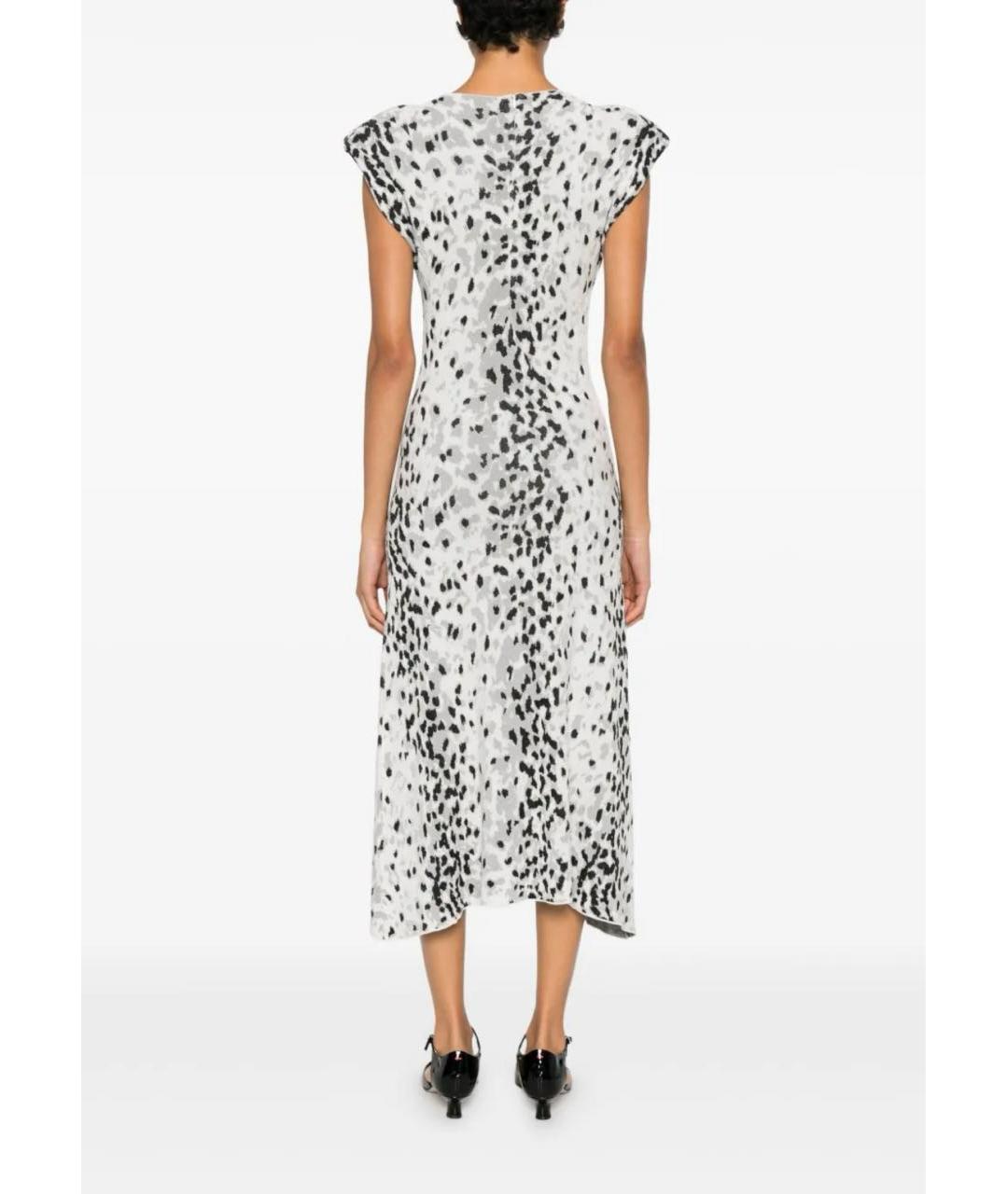 KARL LAGERFELD Серое вискозное повседневное платье, фото 4