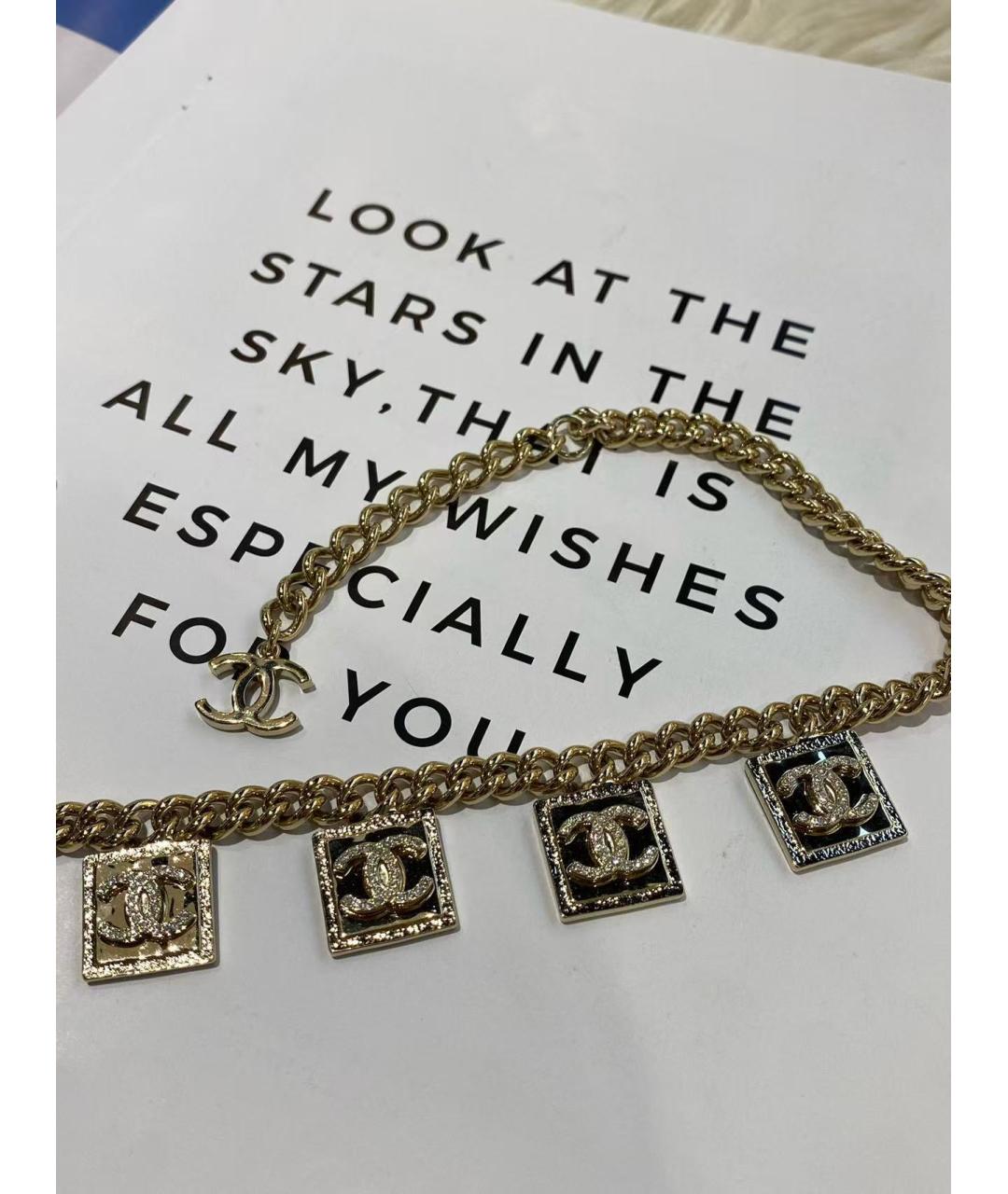 CHANEL Золотое колье, фото 5