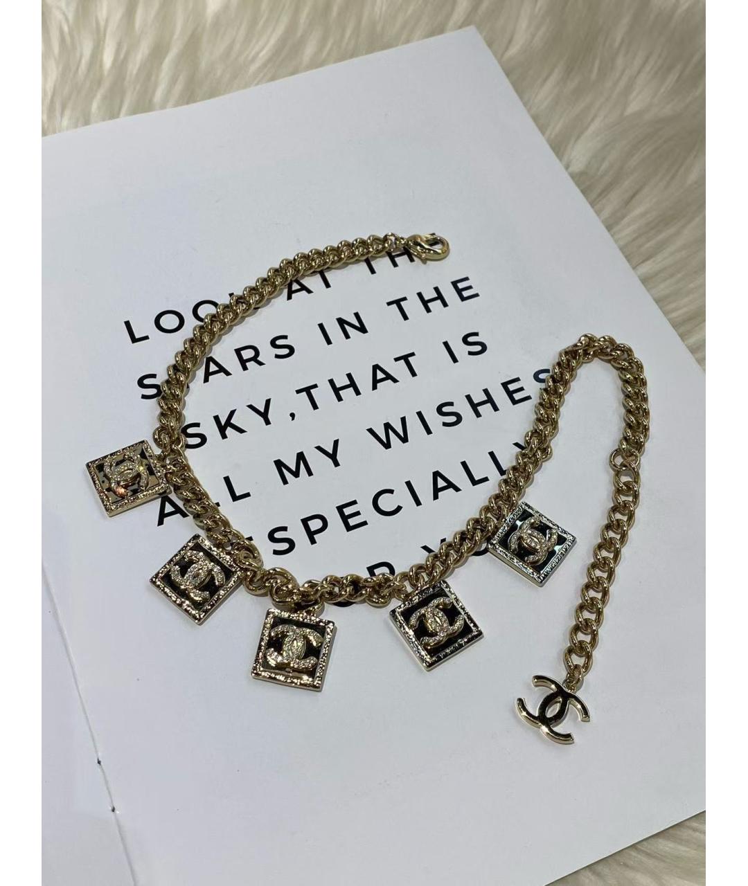 CHANEL Золотое колье, фото 2