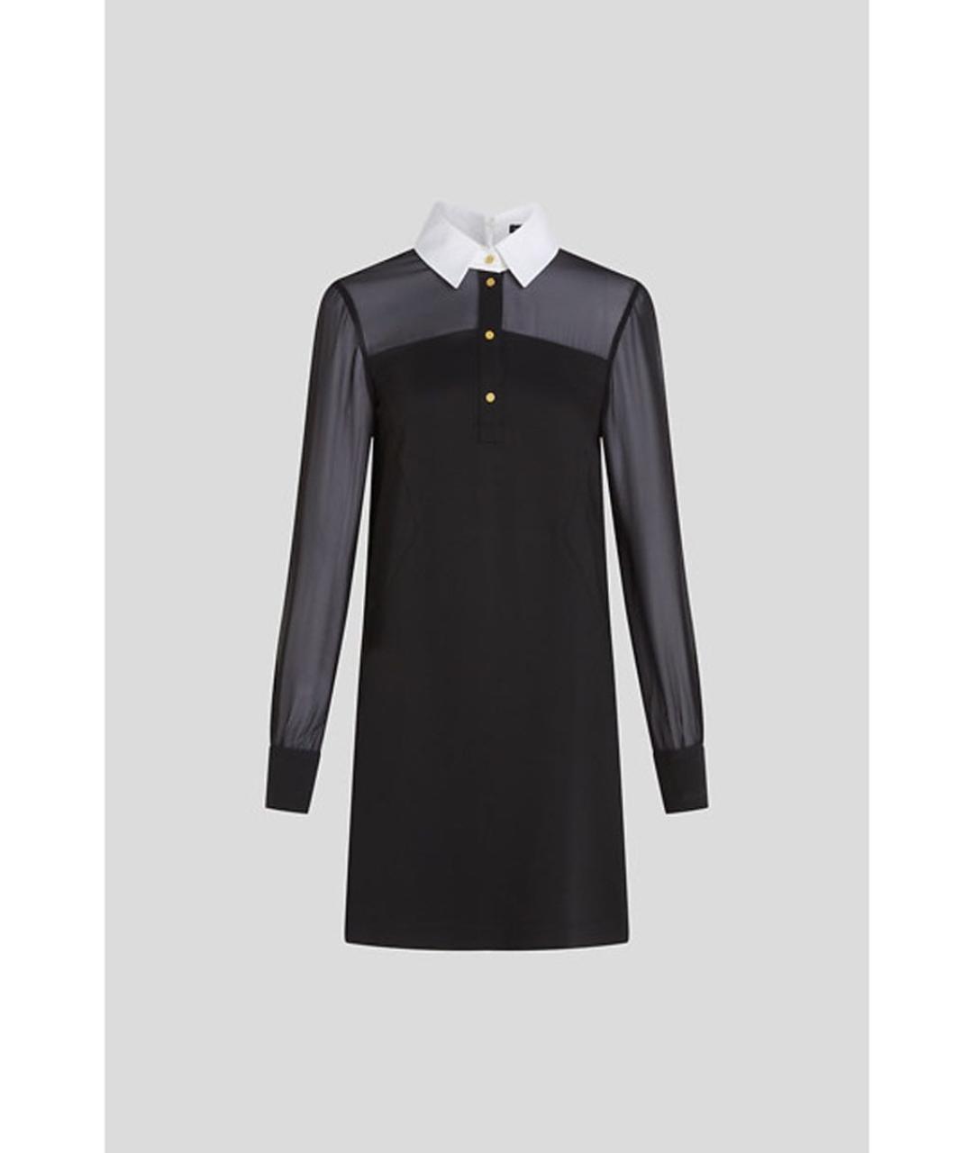 KARL LAGERFELD Черное вискозное коктейльное платье, фото 6