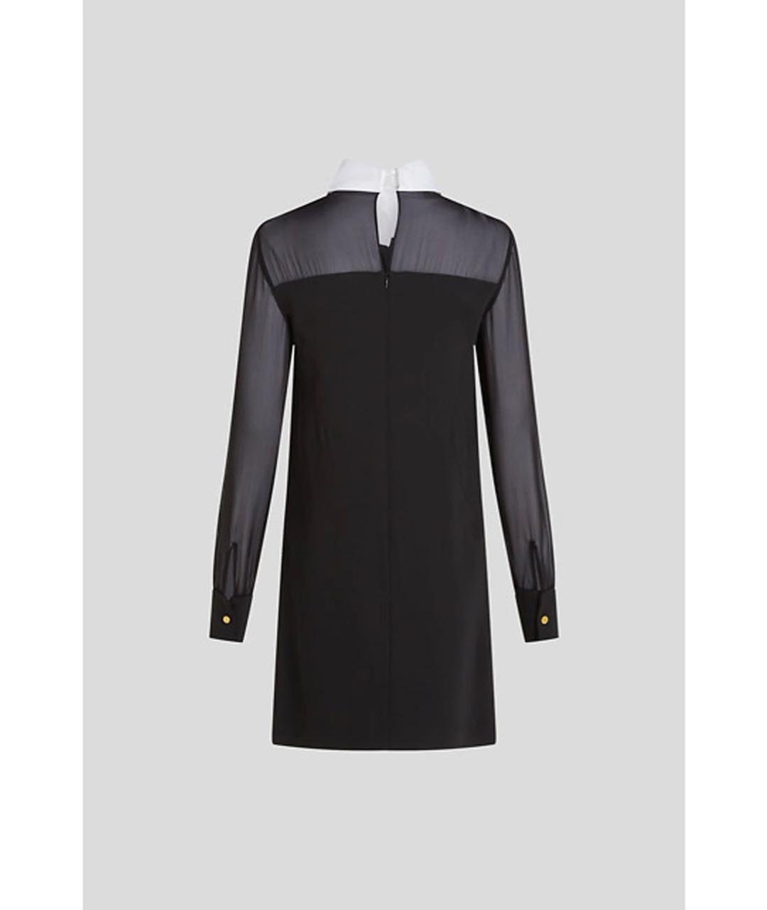 KARL LAGERFELD Черное вискозное коктейльное платье, фото 2