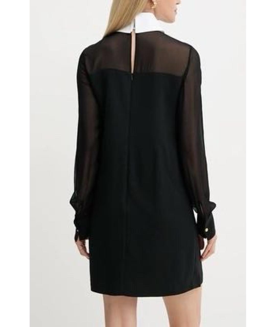 KARL LAGERFELD Черное вискозное коктейльное платье, фото 4