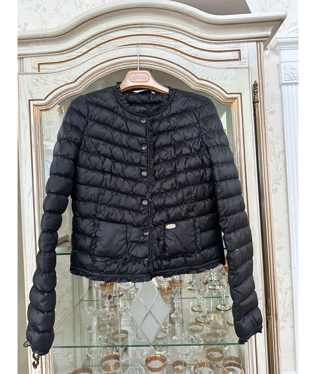 LIU JO Черная полиэстеровая куртка, фото 8