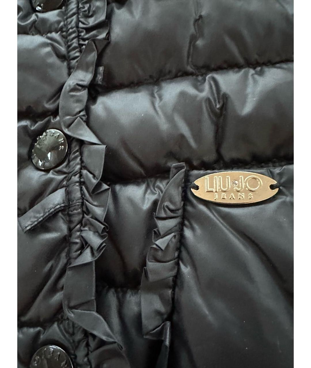 LIU JO Черная полиэстеровая куртка, фото 4