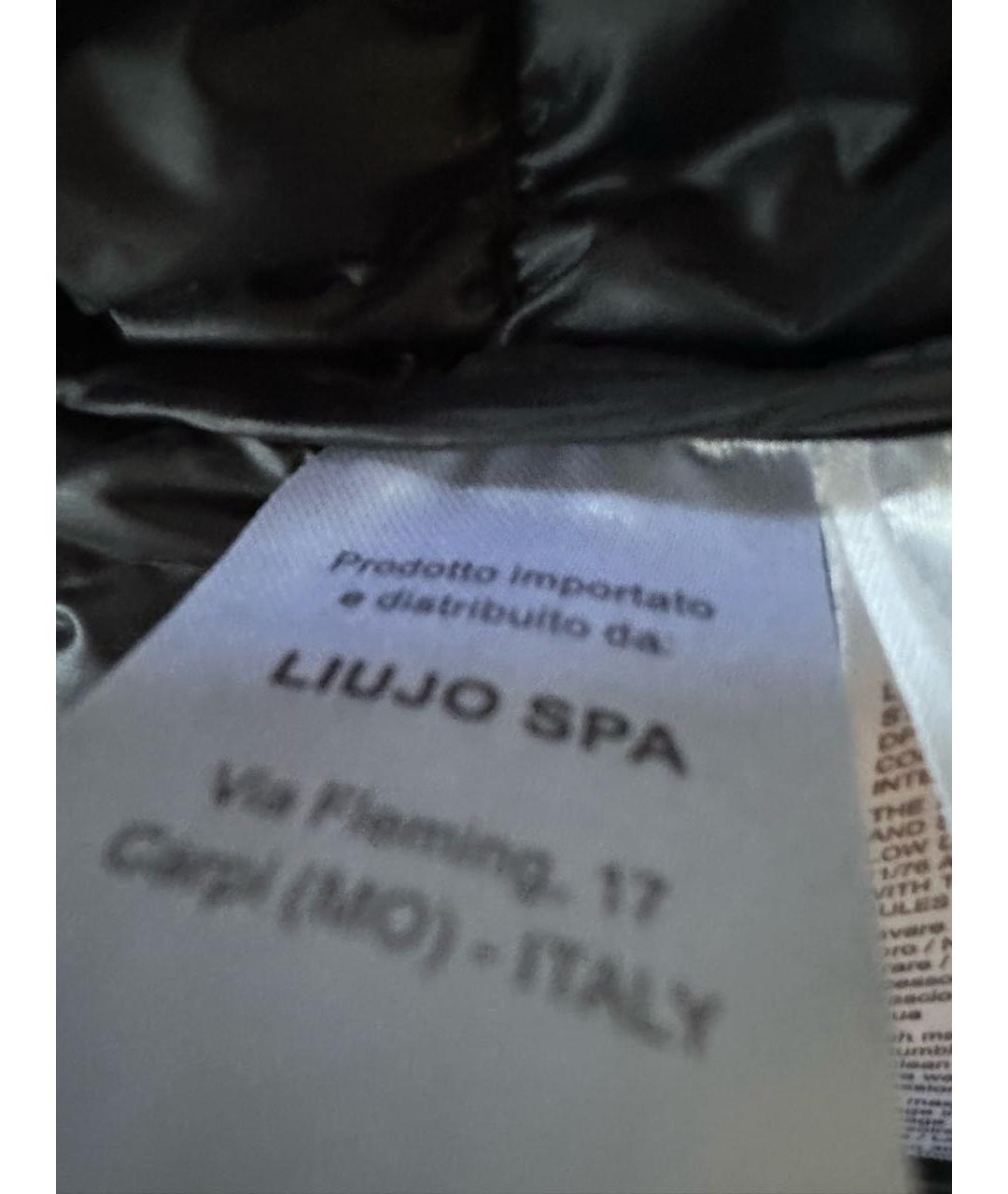 LIU JO Черная полиэстеровая куртка, фото 7