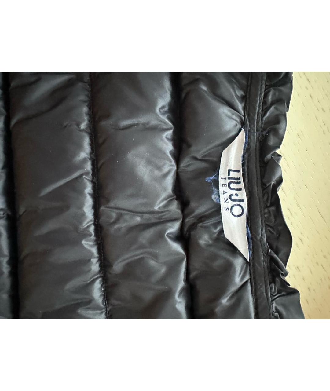 LIU JO Черная полиэстеровая куртка, фото 3