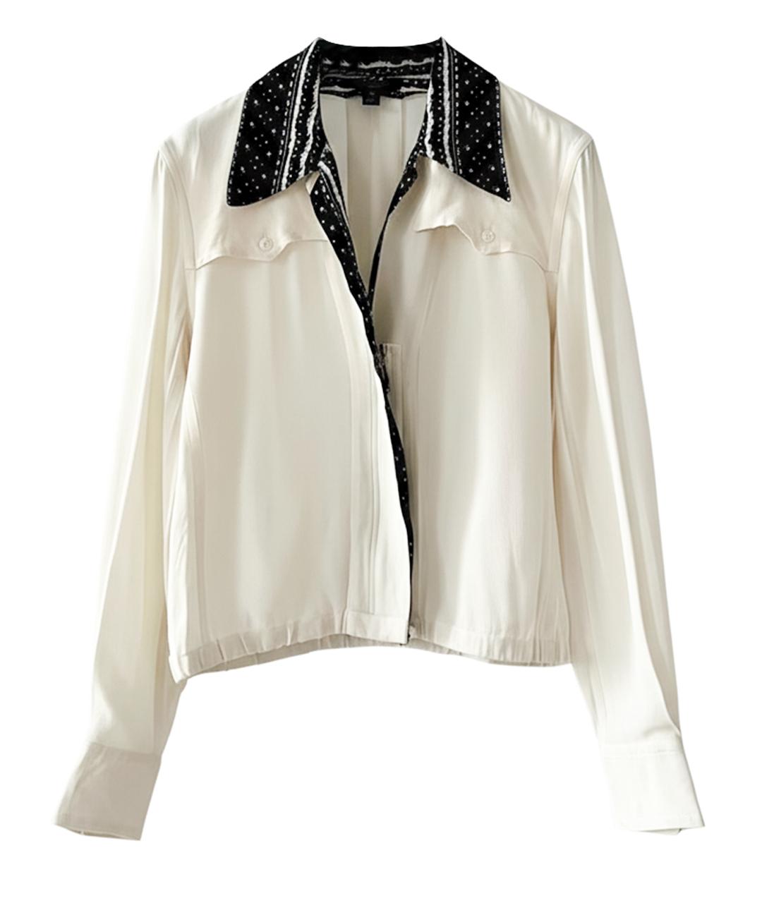 LOUIS VUITTON Бежевая шелковая рубашка, фото 10