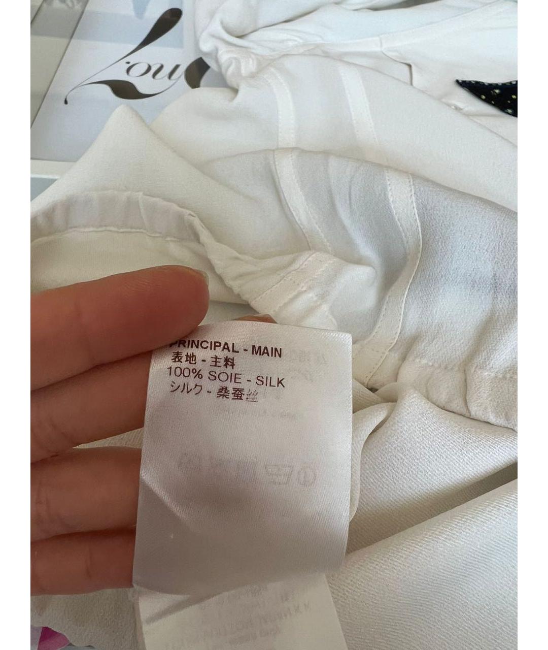 LOUIS VUITTON Бежевая шелковая рубашка, фото 7