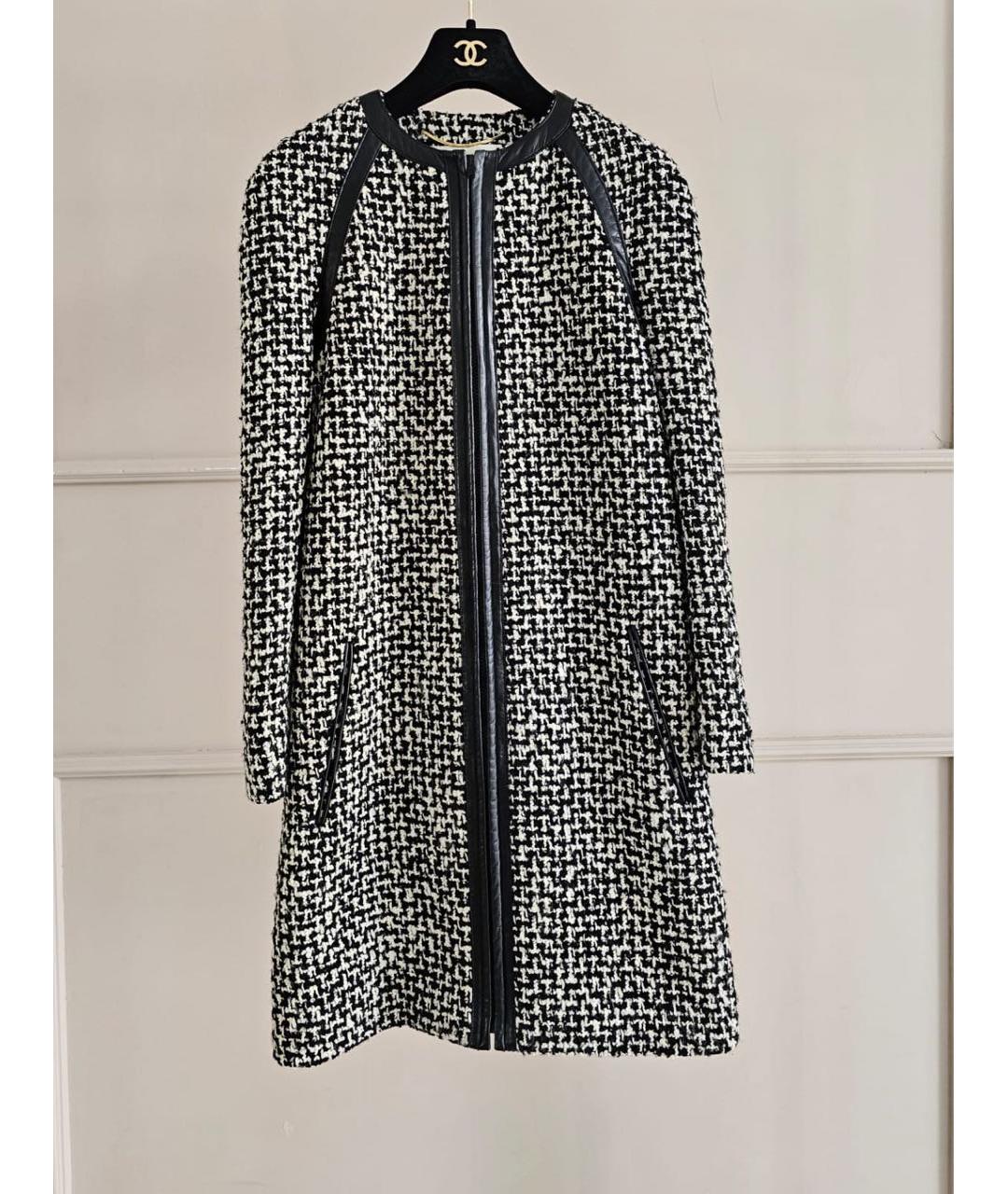 SAINT LAURENT Черное пальто, фото 9