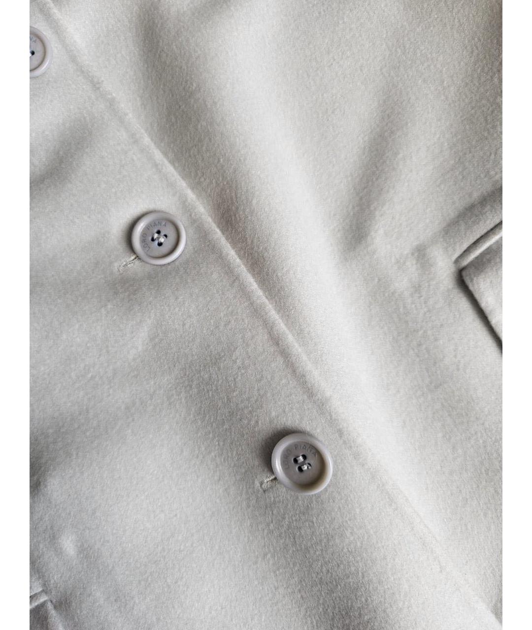 LORO PIANA Голубое пальто, фото 4