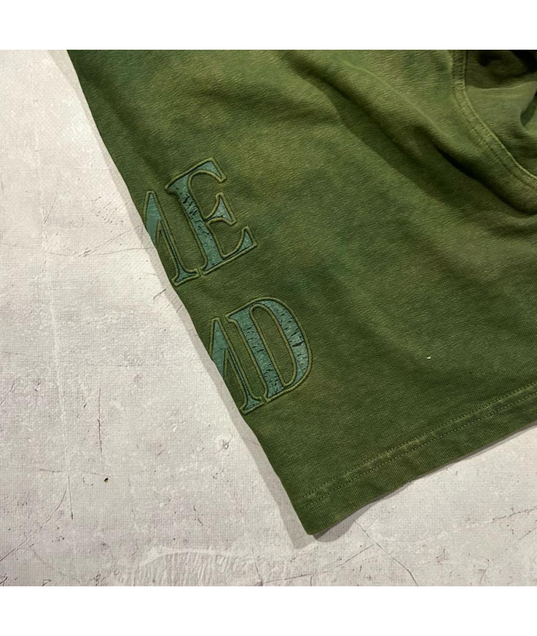 STONE ISLAND Зеленые хлопковые шорты, фото 3