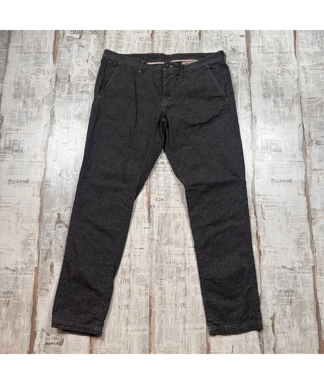 ICEBERG Коричневые хлопковые повседневные брюки, фото 9