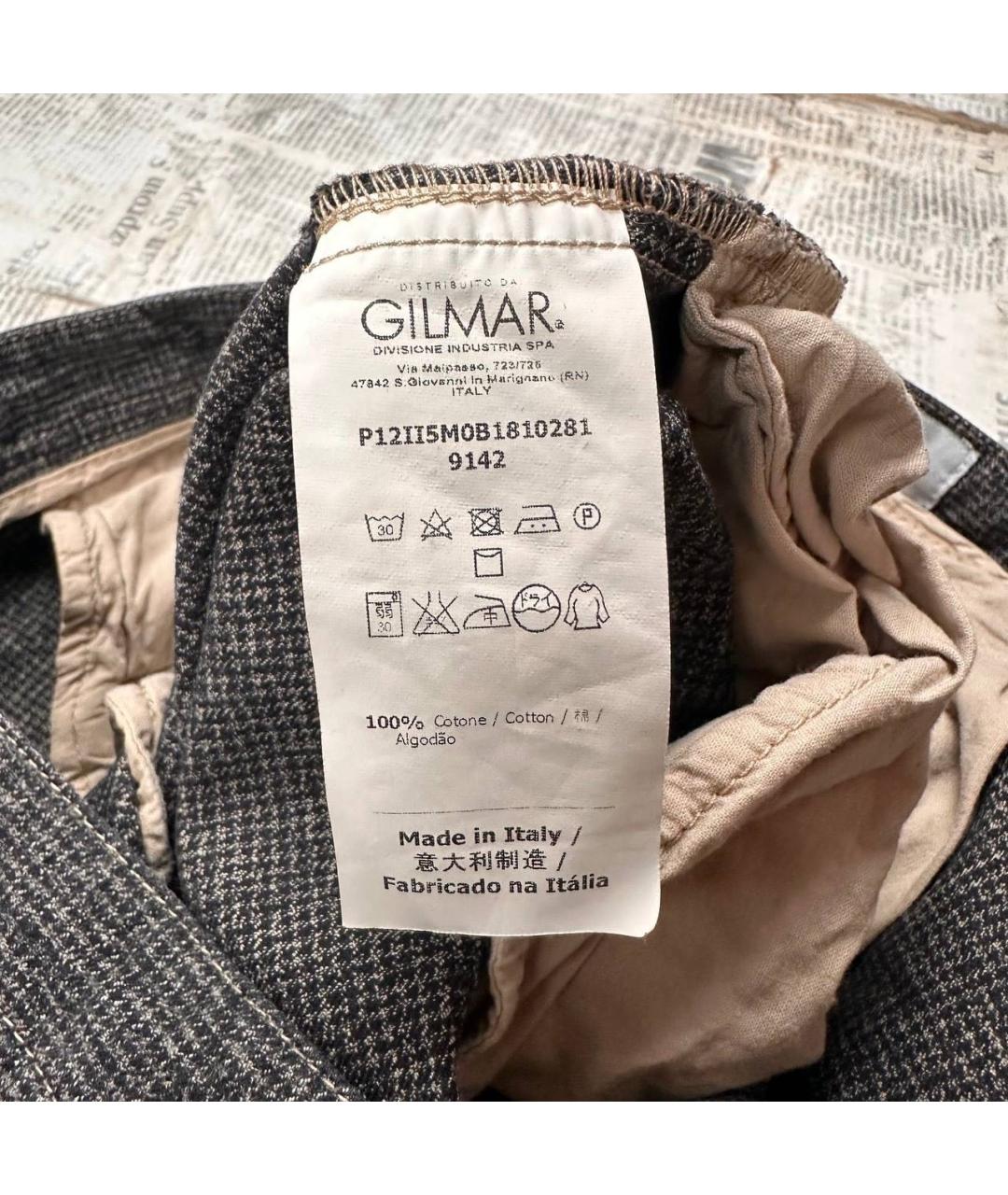 ICEBERG Коричневые хлопковые повседневные брюки, фото 7