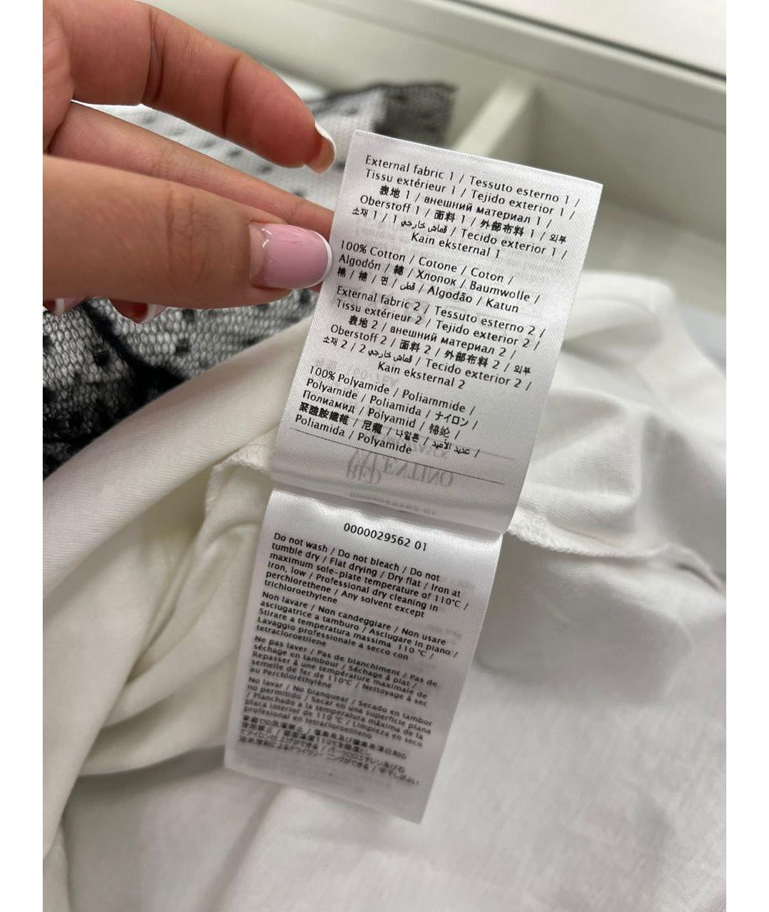 VALENTINO Белая футболка, фото 6