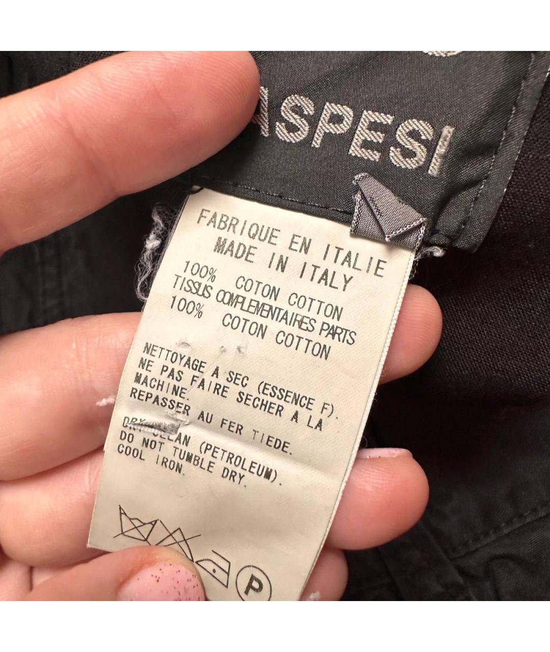 YOHJI YAMAMOTO Черные хлопковые повседневные брюки, фото 5