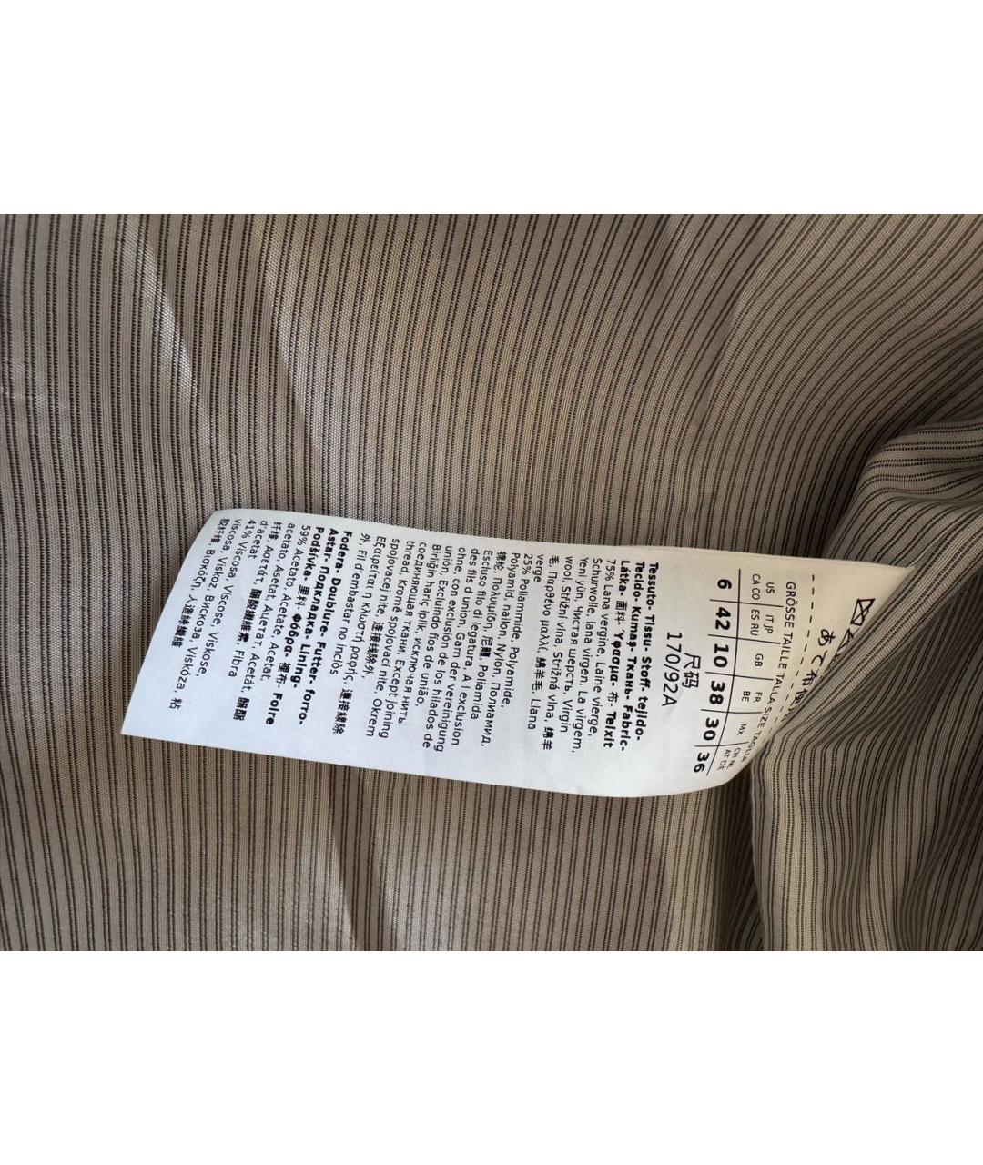 MARELLA Коричневое шерстяное пальто, фото 3