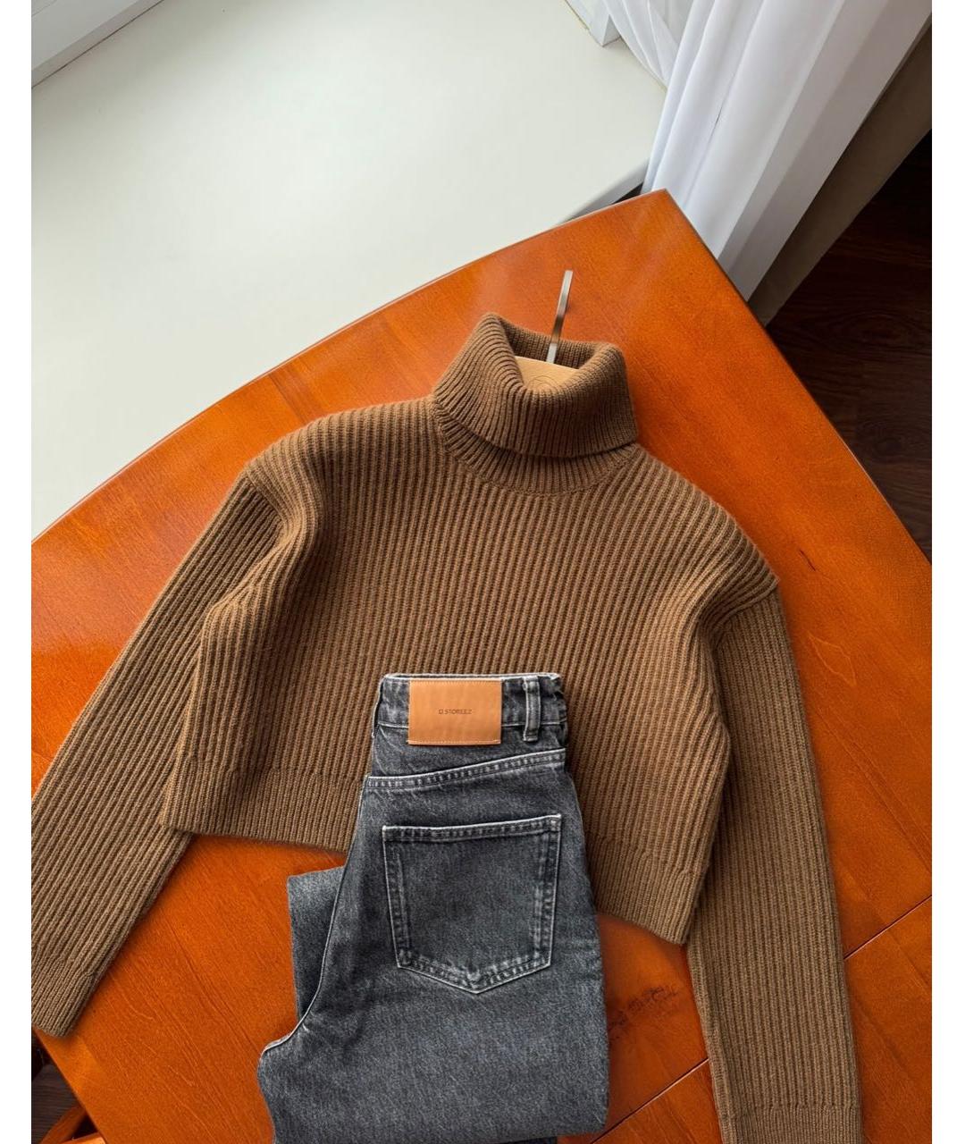 12 STOREEZ Коричневый шерстяной джемпер / свитер, фото 6