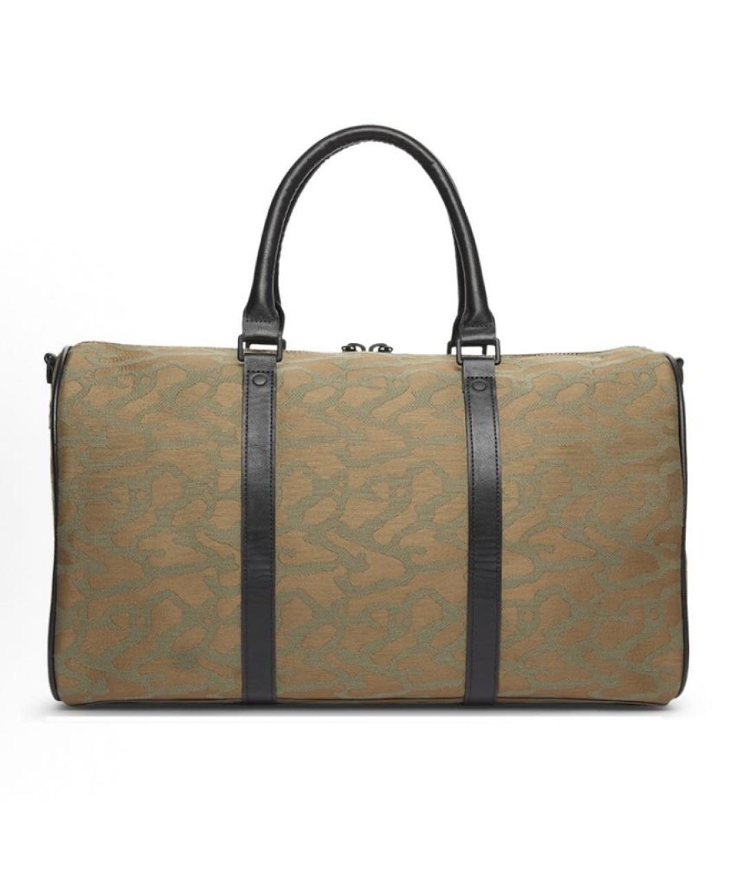 JORDAN Бежевая хлопковая дорожная/спортивная сумка, фото 3