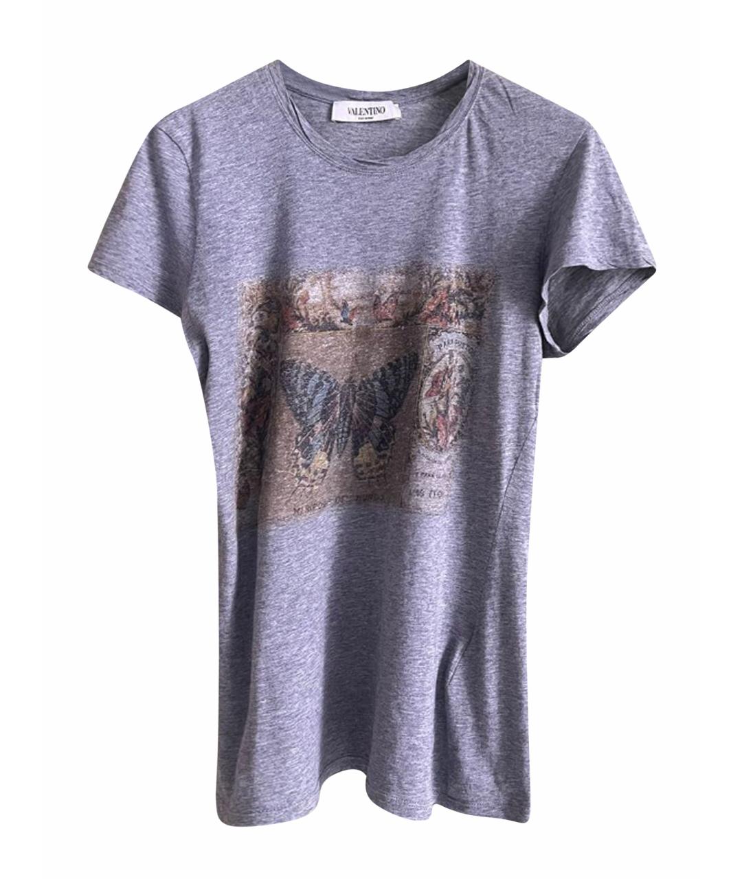 VALENTINO Серая футболка, фото 1