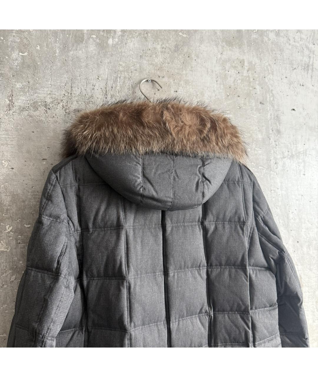 BOGNER Серый полиамидовый пуховик, фото 3