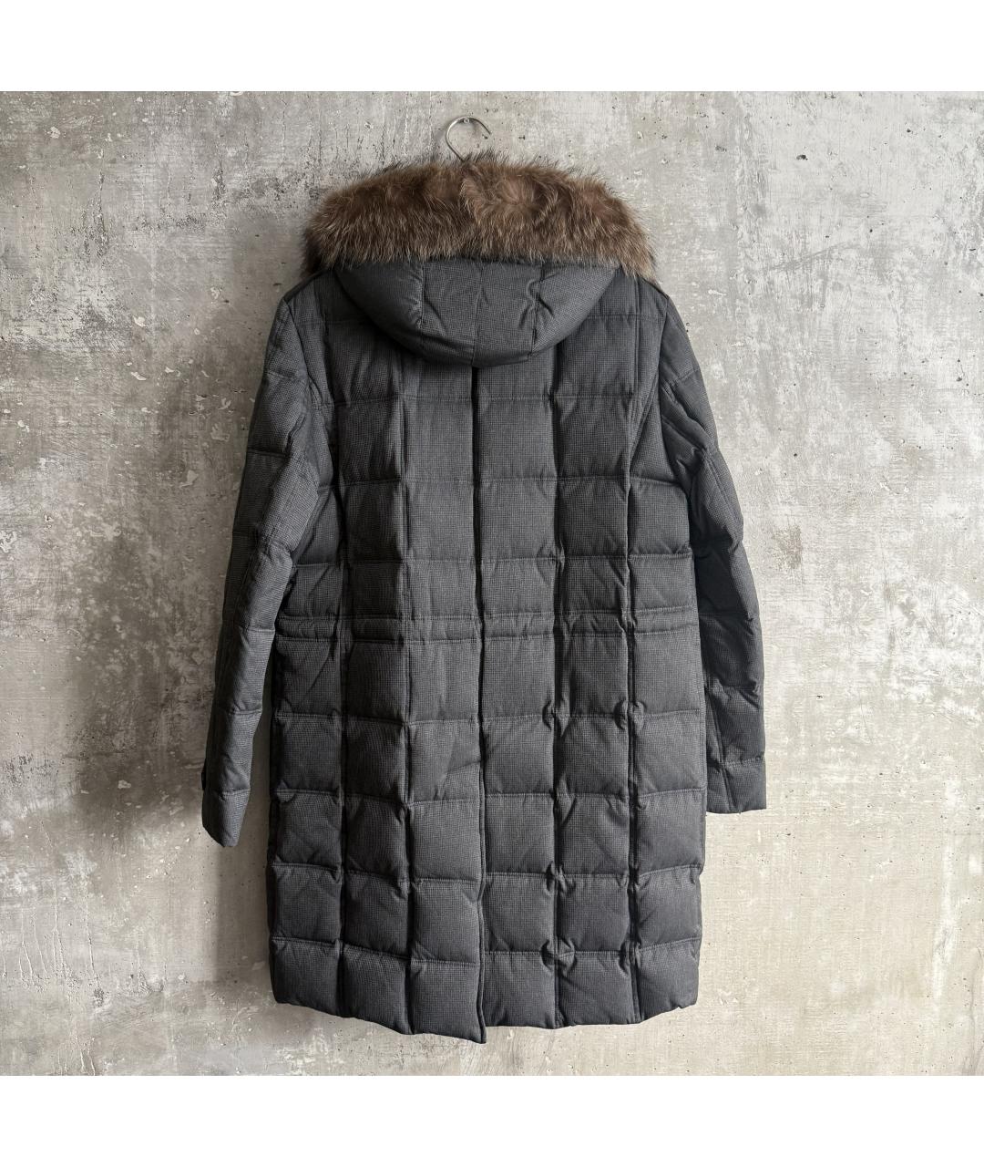 BOGNER Серый полиамидовый пуховик, фото 2