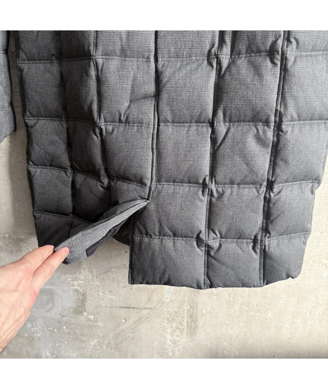 BOGNER Серый полиамидовый пуховик, фото 4