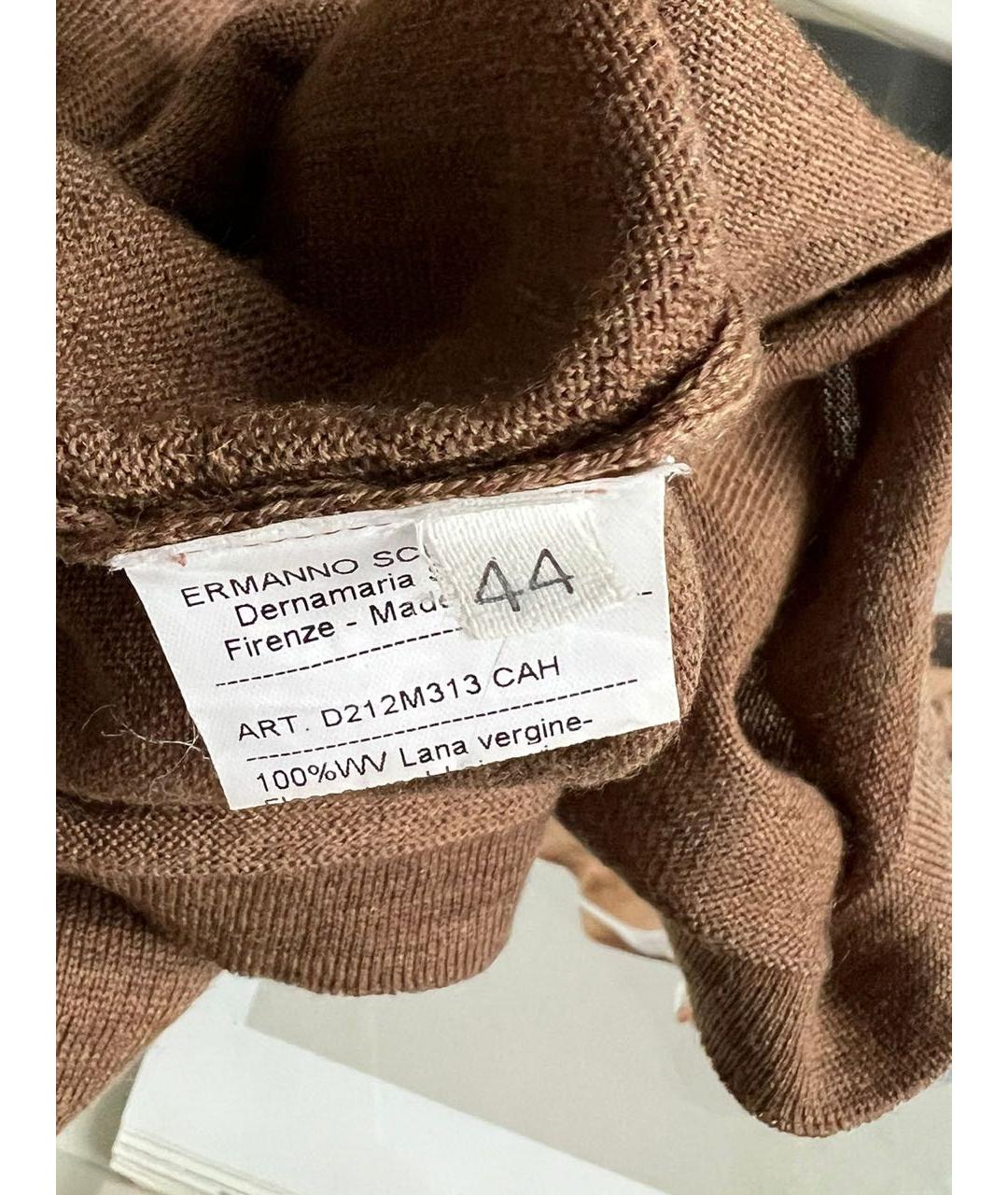 ERMANNO SCERVINO Коричневый джемпер / свитер, фото 8