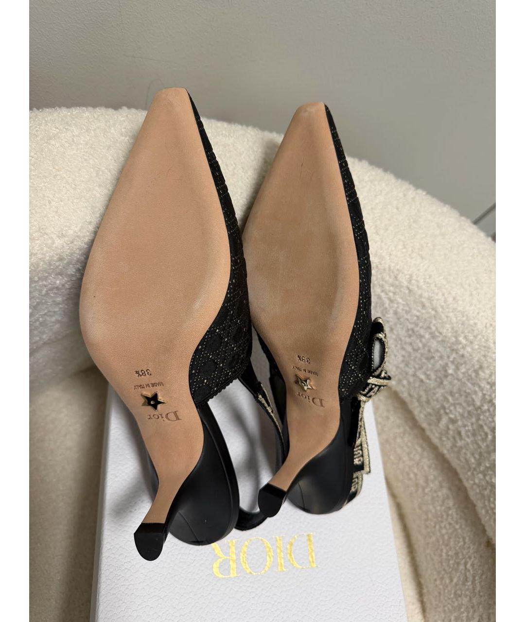 CHRISTIAN DIOR Черные туфли, фото 4