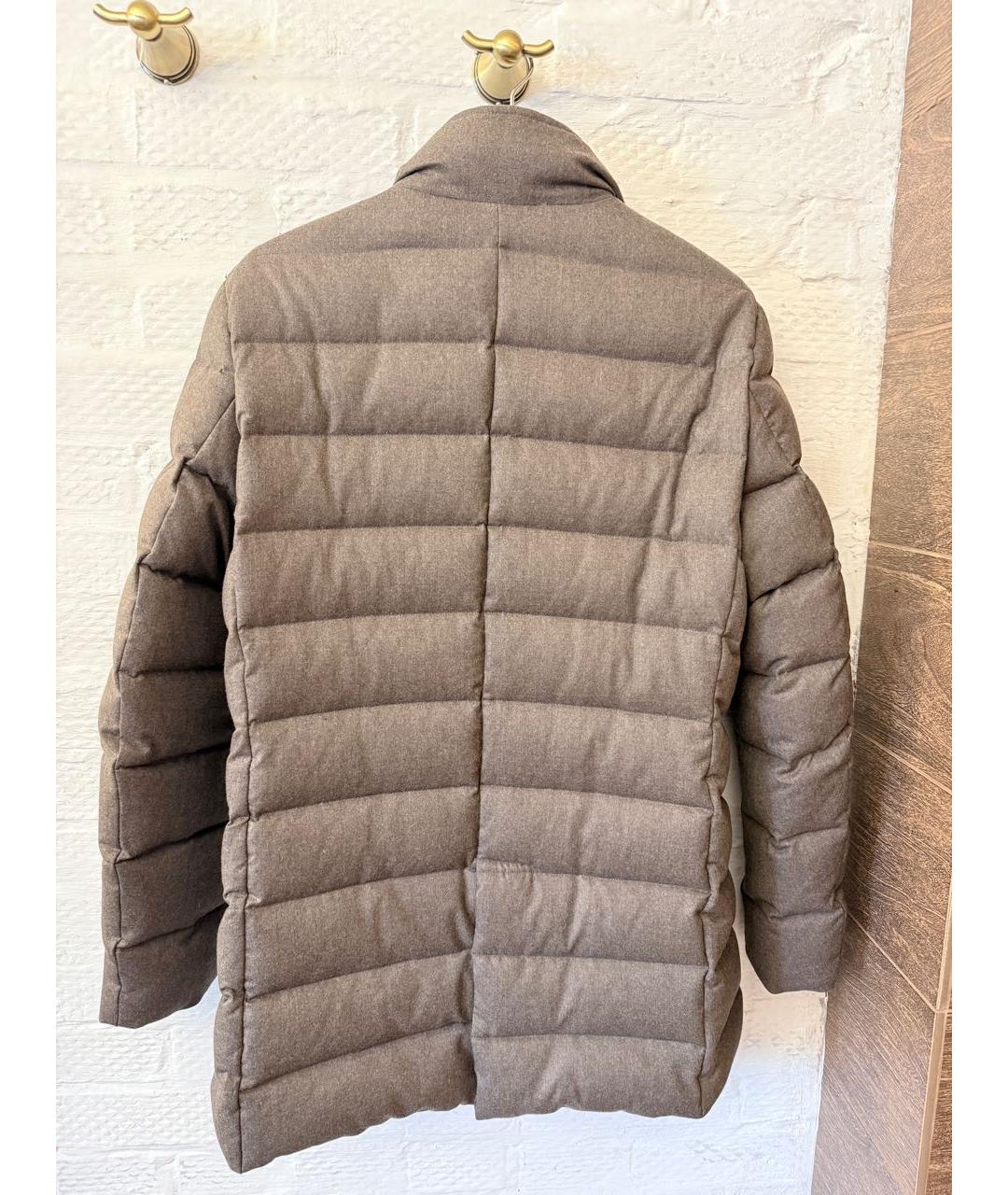 HETREGO Коричневый шерстяной пуховик, фото 2
