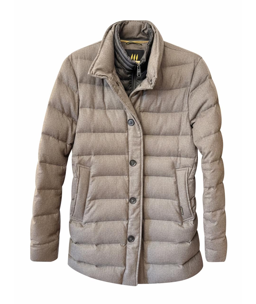 HETREGO Коричневый шерстяной пуховик, фото 1