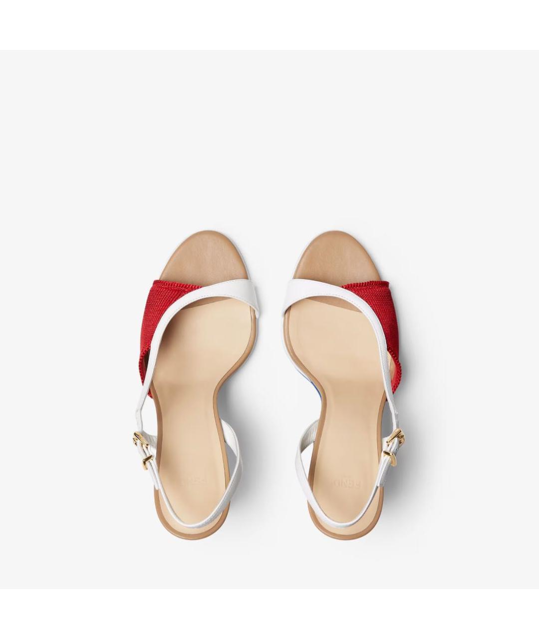 FENDI Мульти босоножки, фото 4