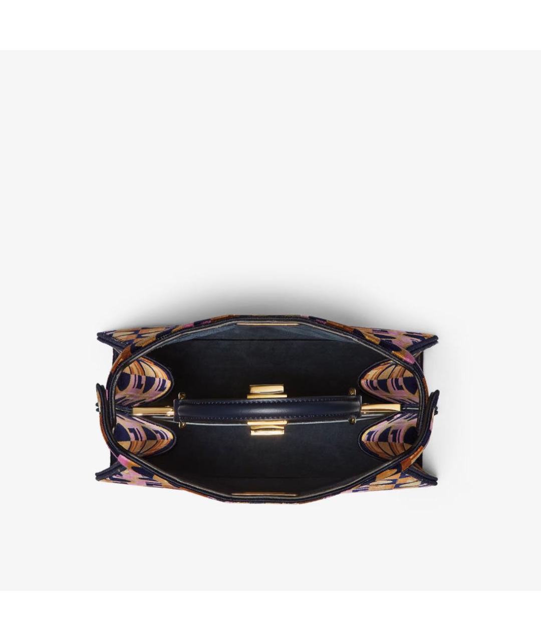 FENDI Мульти кожаная сумка с короткими ручками, фото 4