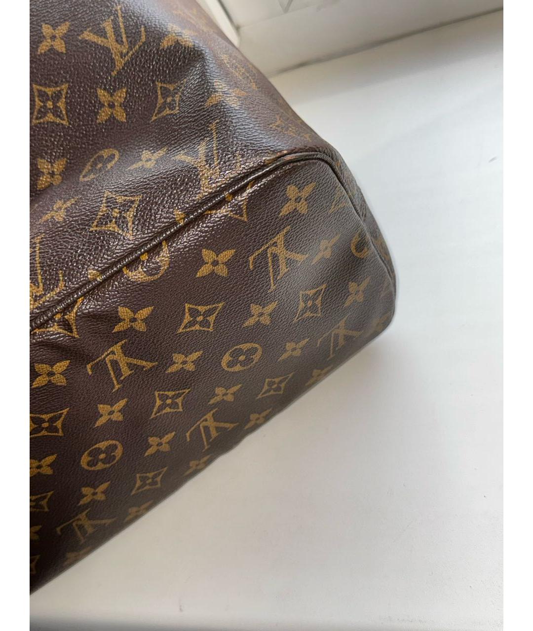 LOUIS VUITTON Коричневая сумка тоут, фото 8