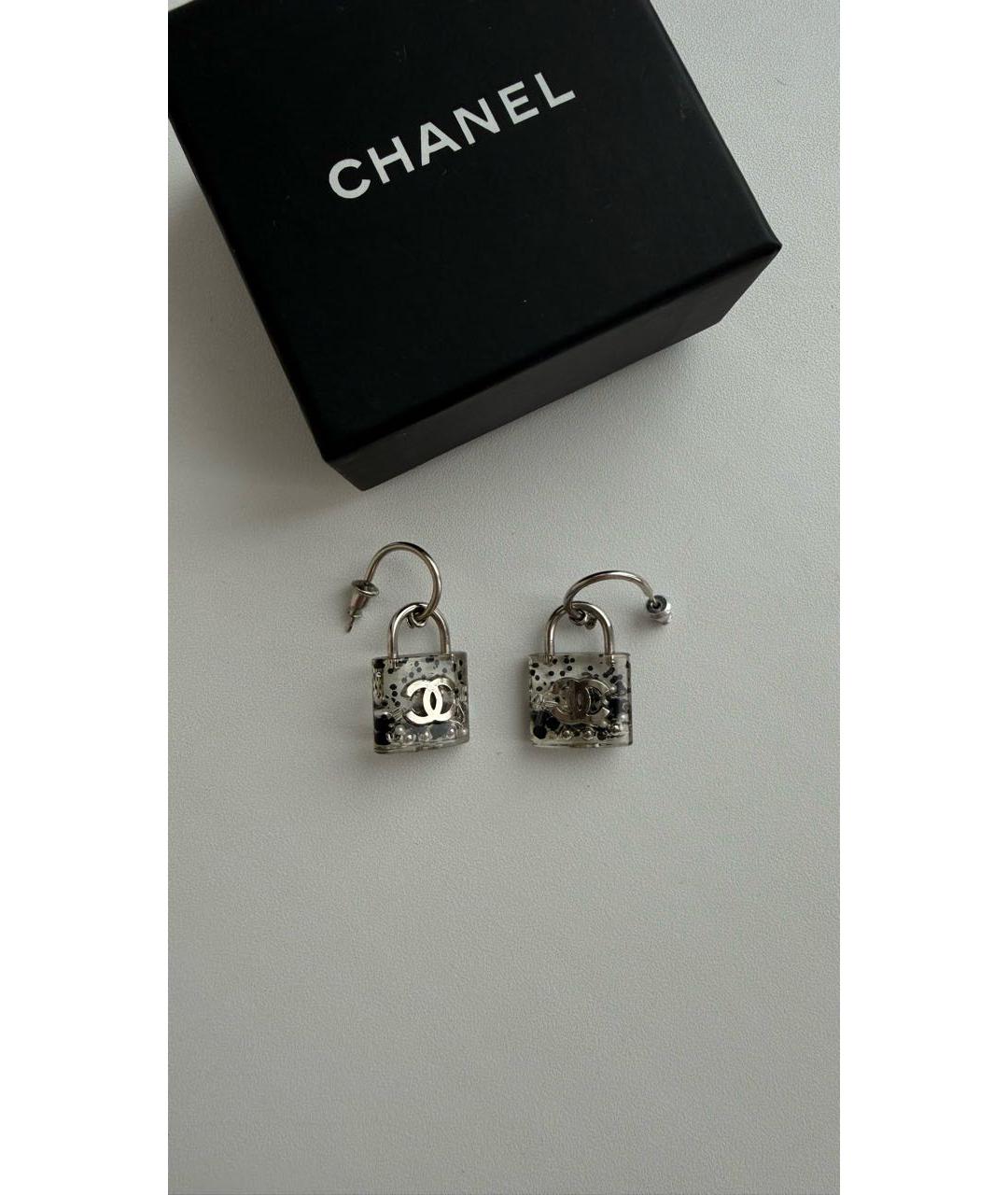 CHANEL Металлические серьги, фото 6