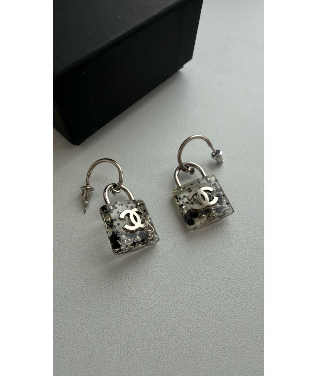 CHANEL Металлические серьги, фото 5