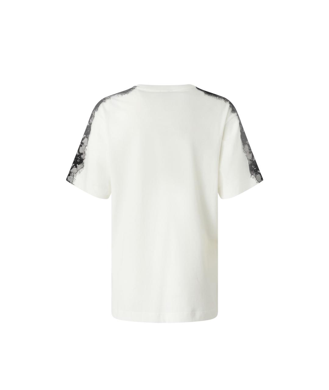 PINKO Белая хлопковая футболка, фото 2