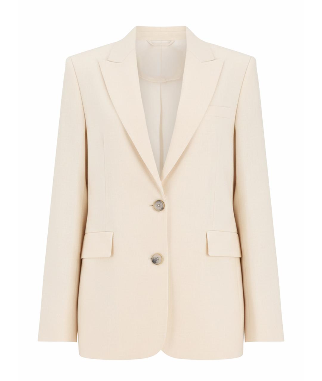 PINKO Бежевый вискозный жакет/пиджак, фото 1