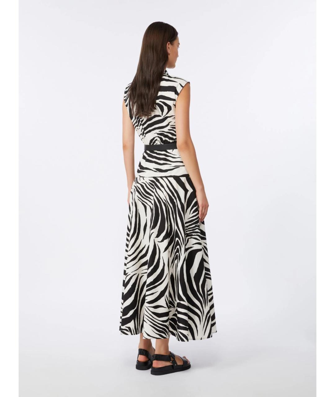 MAX MARA STUDIO Мульти хлопковое повседневное платье, фото 4