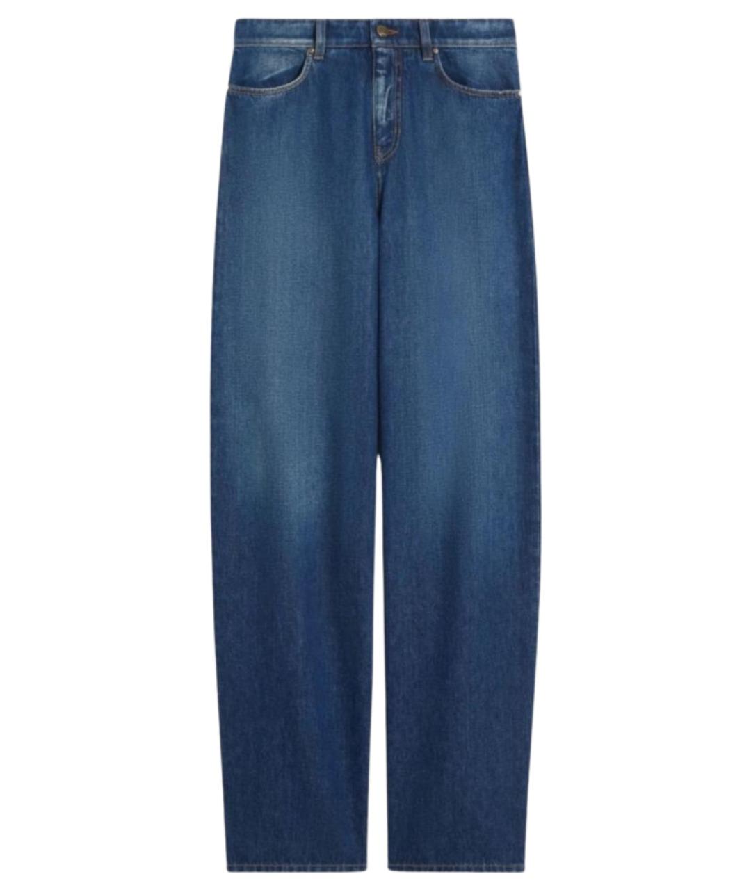 MAX MARA STUDIO Хлопковые прямые джинсы, фото 1