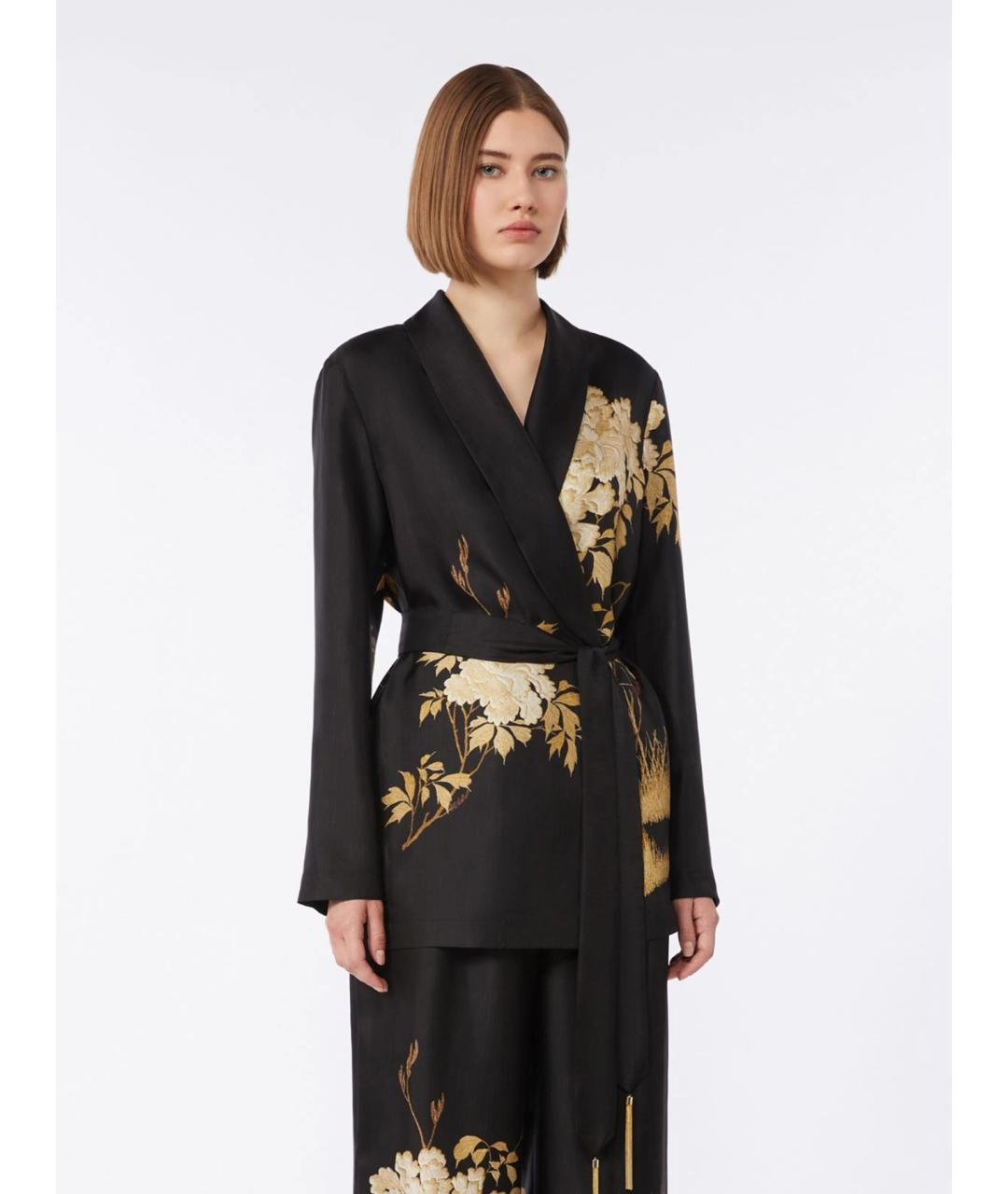 MAX MARA STUDIO Мульти шелковая туника, фото 3