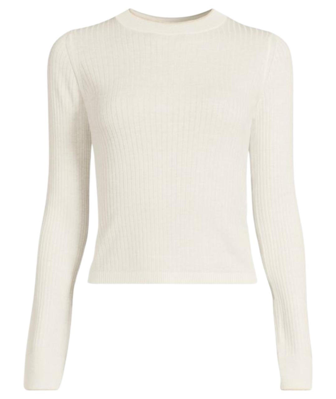 MAX MARA STUDIO Белый шерстяной джемпер / свитер, фото 1