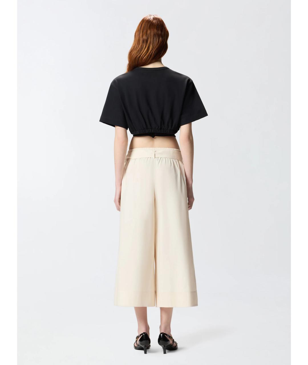 PINKO Черная хлопковая футболка, фото 4